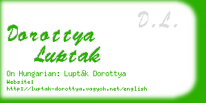 dorottya luptak business card
